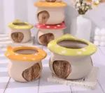VintageCeramicMushroomPlanterPot
