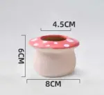 VintageCeramicMushroomPlanterPot