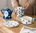VintageFairyCeramicMushroomMugTableware