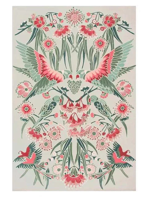 Vintage Floral Large Area Cozy Rug Carpet Living Room Home Decoration - Homeko