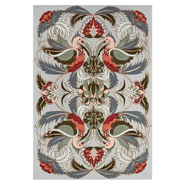 Vintage Floral Large Area Cozy Rug Carpet Living Room Home Decoration - Homeko