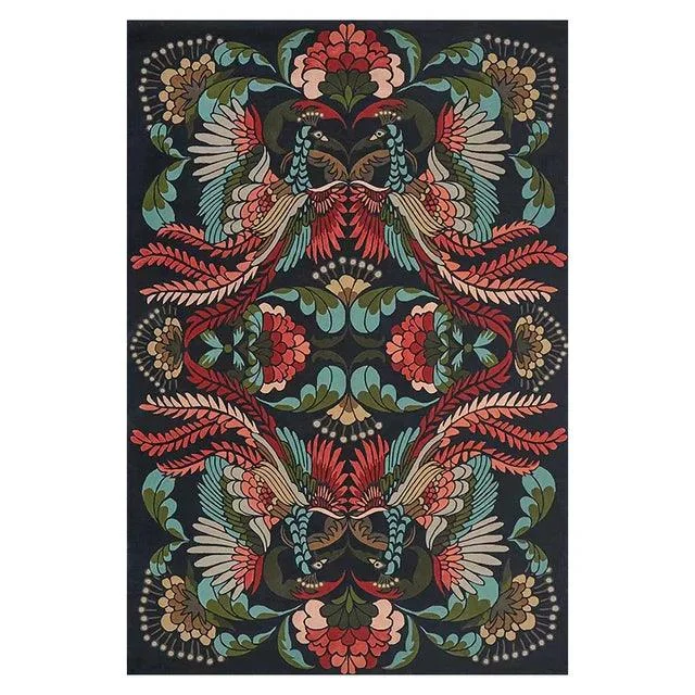 Vintage Floral Large Area Cozy Rug Carpet Living Room Home Decoration - Homeko