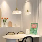 VintageFrenchFrillyOpaqueGlassPendantLightwithruffleddrapedshape Homdiy