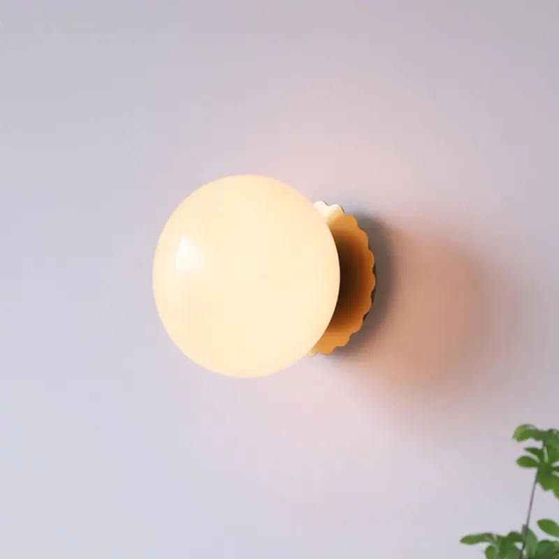 VintageGlassRoundHeadWallSconce