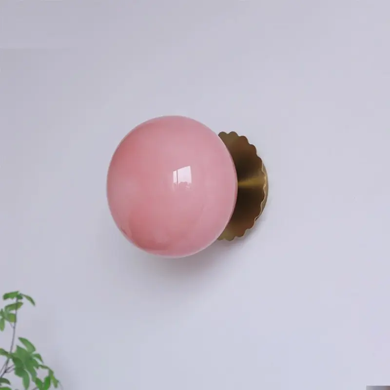 VintageGlassRoundHeadWallSconce