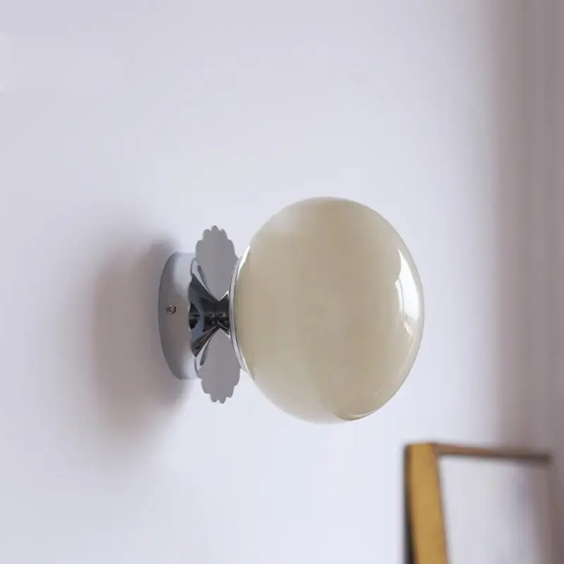 VintageGlassRoundHeadWallSconce