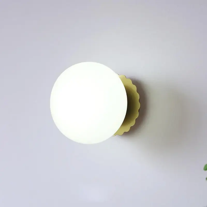 VintageGlassRoundHeadWallSconce
