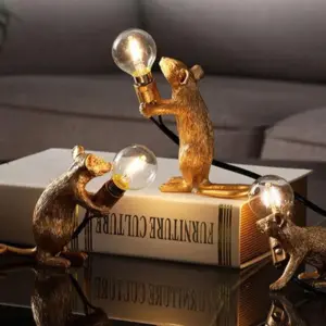 Vintage Mice Lamp - Mouse Night Light - ISTANBULLU LTD