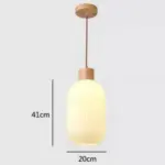VintageMilkyWhiteGlassPendantLights