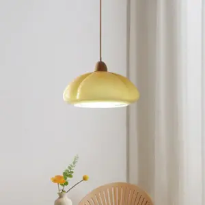 Homeko Glass Pumpkin Pendant Light