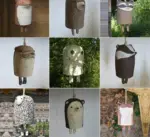 VintageResinAnimalRusticWindChimes