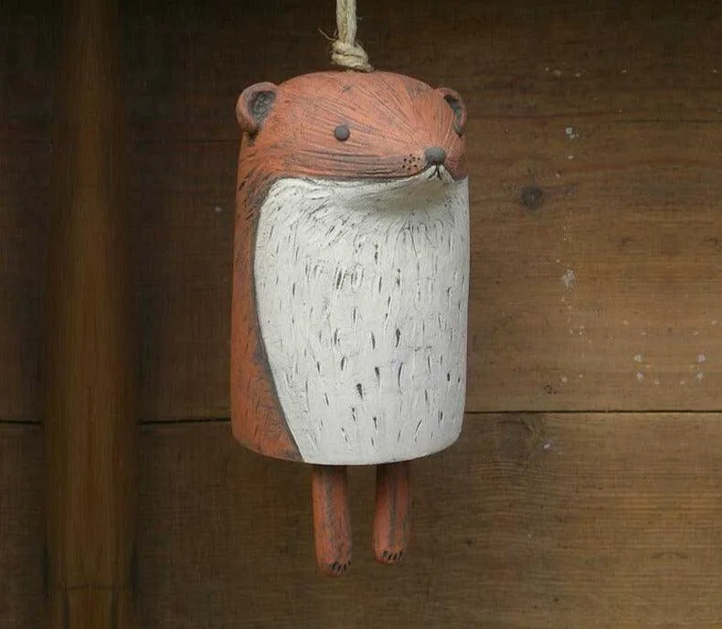 Vintage Resin Animal Rustic Wind Chimes - ISTANBULLU LTD