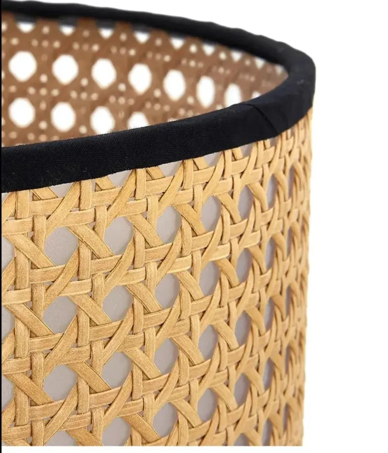 VintageRetroJapaneseHandWeavingTableLampLightingforBedside Homeko7
