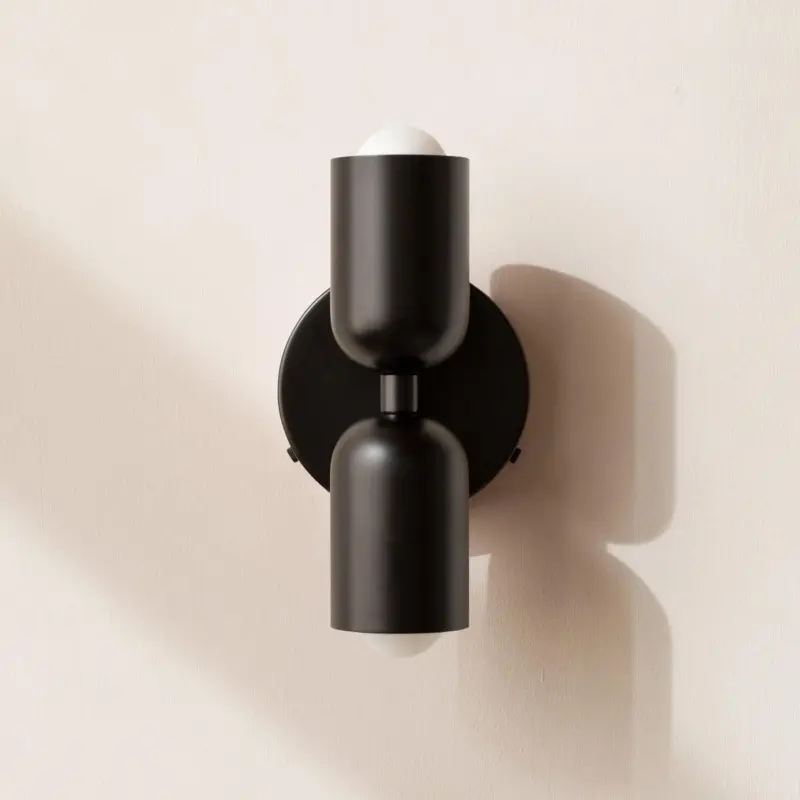 VintageShortDoubleHeadCreativeHomestayWallLight Homdiy