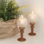 VintageWeddingAmberGlassCandleHolder_3 VintageWeddingAmberGlassCandleHolder
