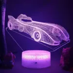 Vrachtwagen Brandweerwagen Auto Nachtlampje Voor Jongens Slaapkamer Decor 7 Kleur Veranderende Usb Nacht Tafellamp Birtdhay Kerstcadeau
