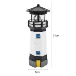 Vuurtoren Vorm Solar Led Licht Praktische Duurzame Multifunctionele Tuin Hek Outdoor Slimme Sensor Roterende Lamp.jpg 640x640 b0c9772e e130 489d aaf8 8b50a89d1a15