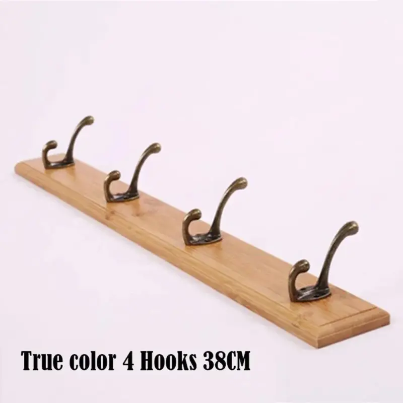 Wall Hanger Hook Coat Rack Bedroom Door Rear Solid Wood Hook Perforated Clothes Hook Home Decoration.jpg 5576f994 fda8 46c4 8fac 952a243a9474