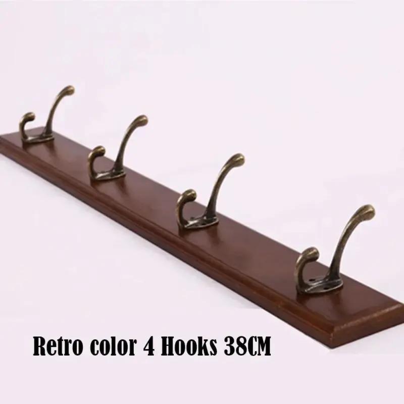 Wall Hanger Hook Coat Rack Bedroom Door Rear Solid Wood Hook Perforated Clothes Hook Home Decoration.jpg 7e26f407 3150 4723 8bc4 62e11c118867