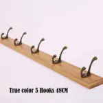 Wall Hanger Hook Coat Rack Bedroom Door Rear Solid Wood Hook Perforated Clothes Hook Home Decoration.jpg d4224325 a4e6 42cc 95c3 139ba5a970ed