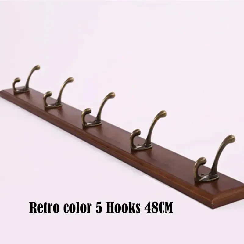 Wall Hanger Hook Coat Rack Bedroom Door Rear Solid Wood Hook Perforated Clothes Hook Home Decoration.jpg ee2d87ce e3ac 426e 9e68 5a9d7455d164