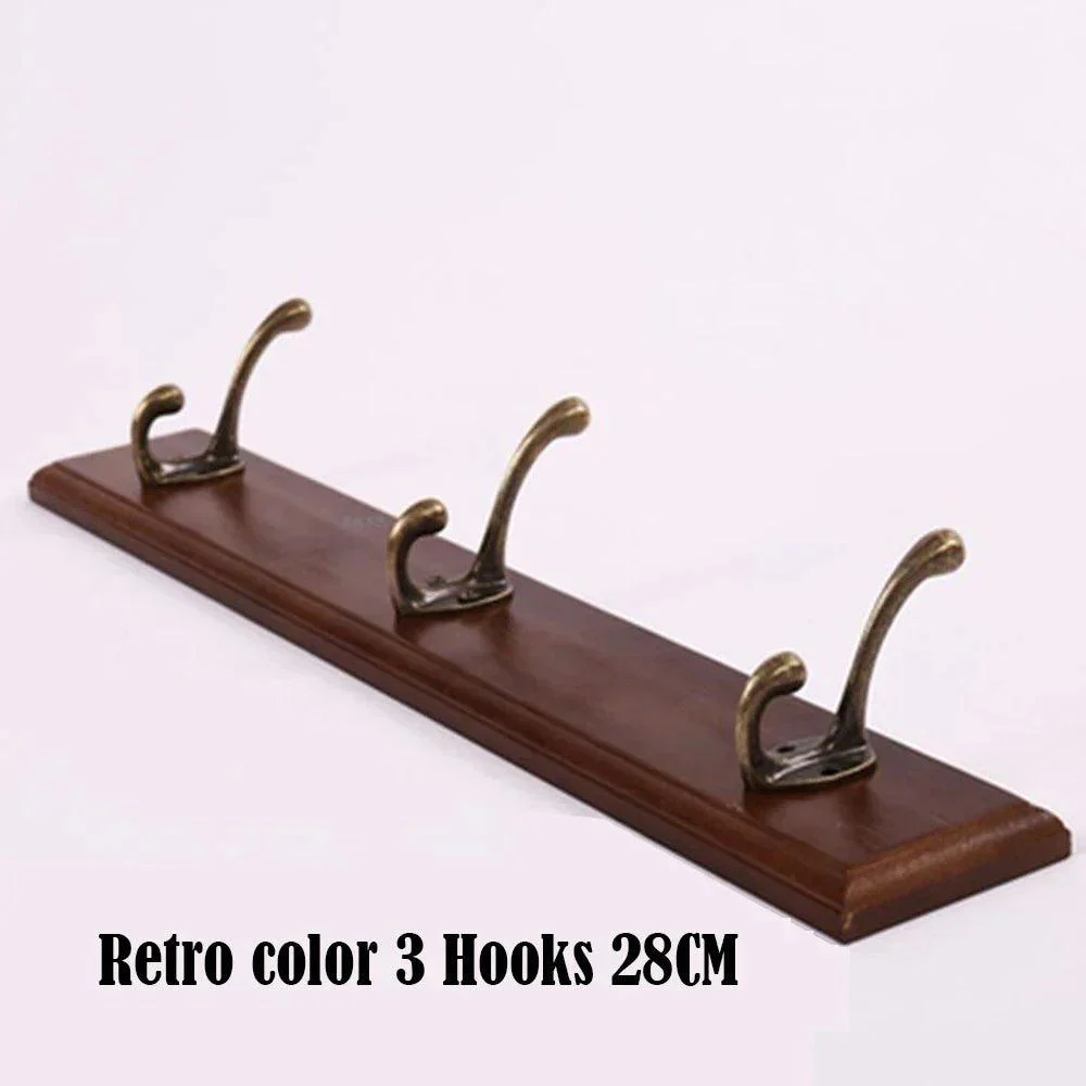 Wall Hanger Hook Coat Rack Bedroom Door Rear Solid Wood Hook Perforated Clothes Hook Home Decoration.jpg F6eba7e8 1013 4e8b A08a 52193c9023de