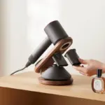 Walnut Desktop Stand Holder for Hair Dryer Multi Function Bathroom Storage Rack Hardware Accessories Bathroom Tools 54c4ddf0 a6ac 48e5 941f 55cbf779d9d9