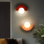 Wandlamp-Nordic-Led-Slaapkamer-Nachtkastje-Eenvoudige-Gekleurde-Designer-Creatieve-Woonkamer-Gangpad-Gang-Studie-Binnenverlichting Wandlamp Nordic Led Slaapkamer Nachtkastje Eenvoudige Gekleurde Designer Creatieve Woonkamer Gangpad Gang Studie Binnenverlichting