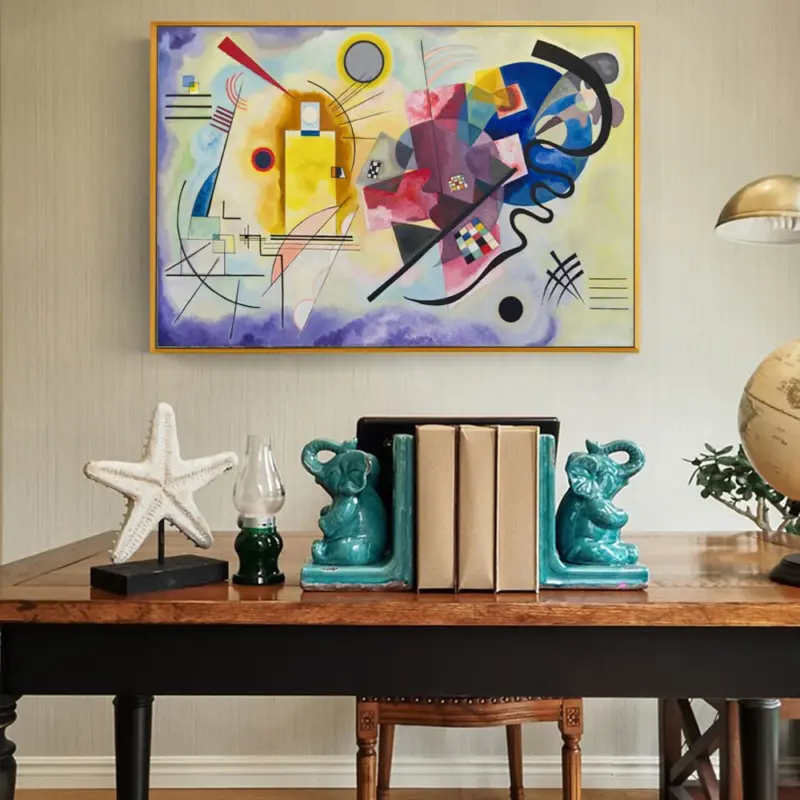Wassily Kandinsky Yellow Red Blue Wall Paintings For Living Room Wall Art Decor Famous Canvas Art 3e3e44a3 227e 4c50 8bf7 c30cce0c3a2e
