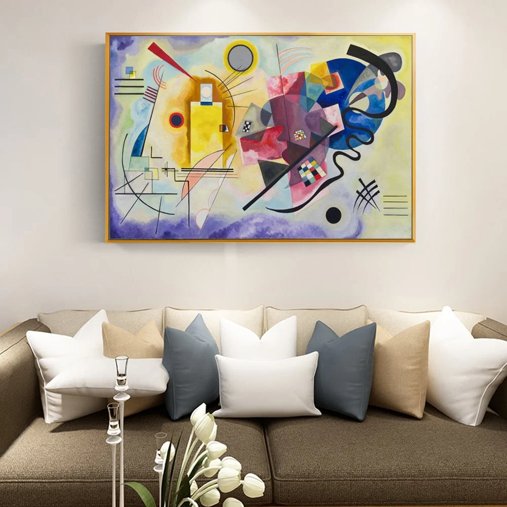 Wassily Kandinsky Yellow Red Blue Wall Paintings For Living Room Wall Art Decor Famous Canvas Art 4511fd6f 1694 41b7 A202 815c1049ffe7