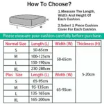 Waterproof Jacquard Sofa Seat Cushion Cover For Living Room Furniture Protector Couch Chaise Longue Sofa Armchair 02769083 bf03 4ee9 8529 9f811de00e9d