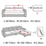 Waterproof Jacquard Sofa Seat Cushion Cover For Living Room Furniture Protector Couch Chaise Longue Sofa Armchair b8d3be40 afbf 4ce5 b0be 251595ea12b1