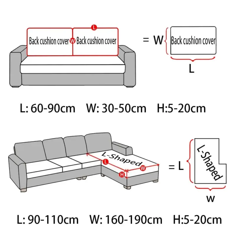 Waterproof Jacquard Sofa Seat Cushion Cover For Living Room Furniture Protector Couch Chaise Longue Sofa Armchair b8d3be40 afbf 4ce5 b0be 251595ea12b1