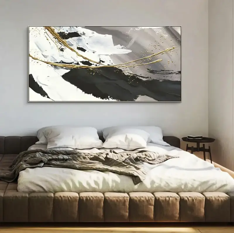 Waves Handmade Painting Decorfaure