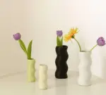 WavyGlazedCeramicVase