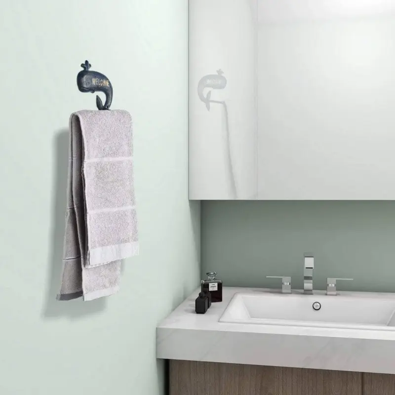 Welcome Toilet Paper Roll Holder Stand Stylish Practical Bathroom Accessory
