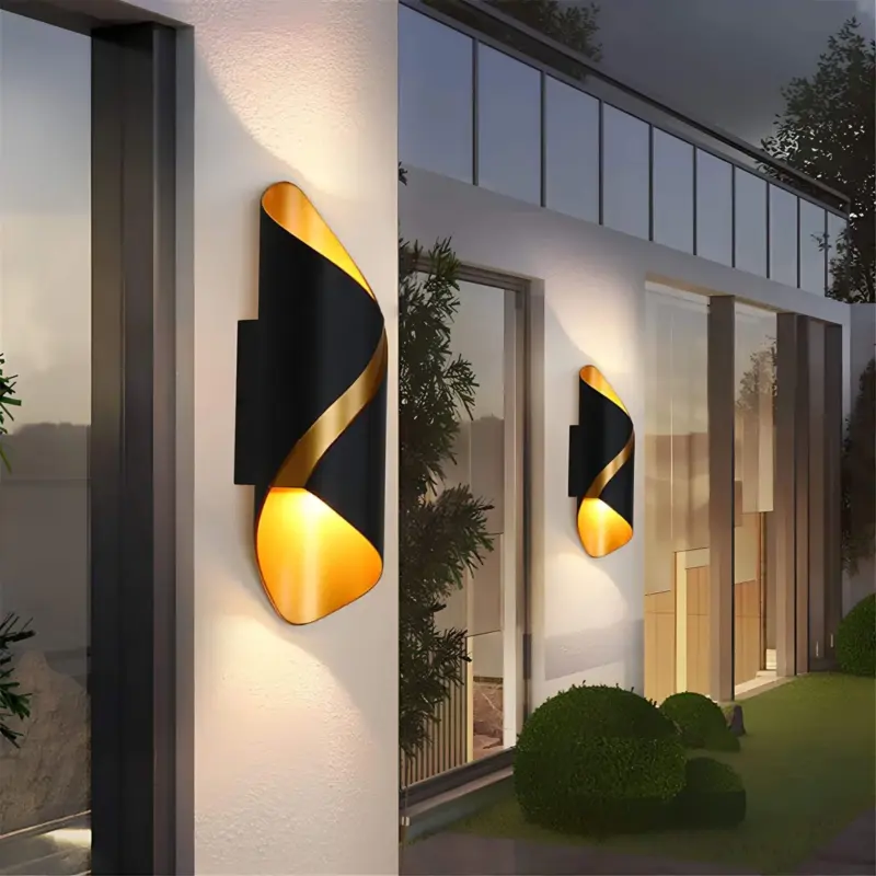 WetGleamWasserfesteLED Wandlampe Aussen undInnenleuchtexlumina