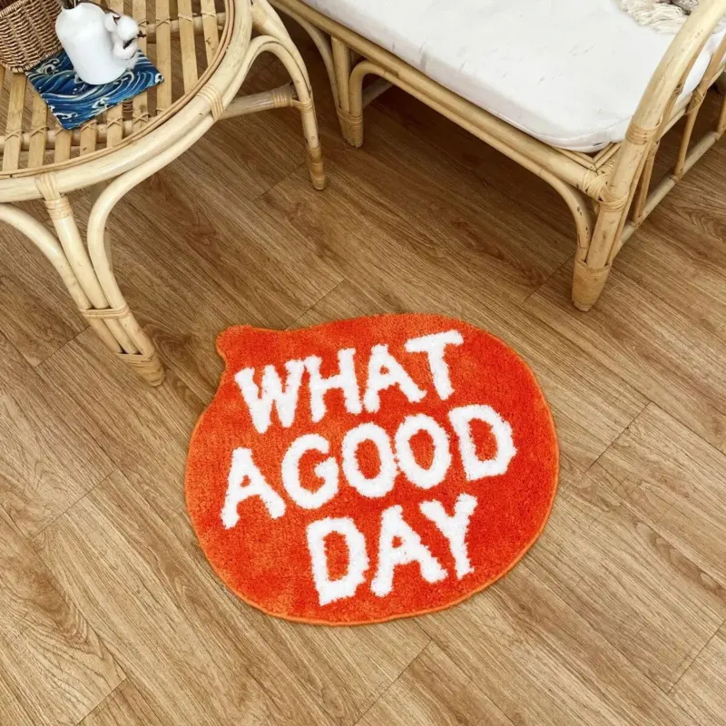 What A Good Day Hand Crafted Mat Homeko