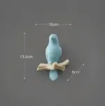 White Bird Key Hooks Hanger Wall Rack for Stylish Home Organization