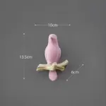 White Bird Key Hooks Hanger Wall Rack for Stylish Home Organization