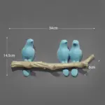 White Bird Key Hooks Hanger Wall Rack for Stylish Home Organization