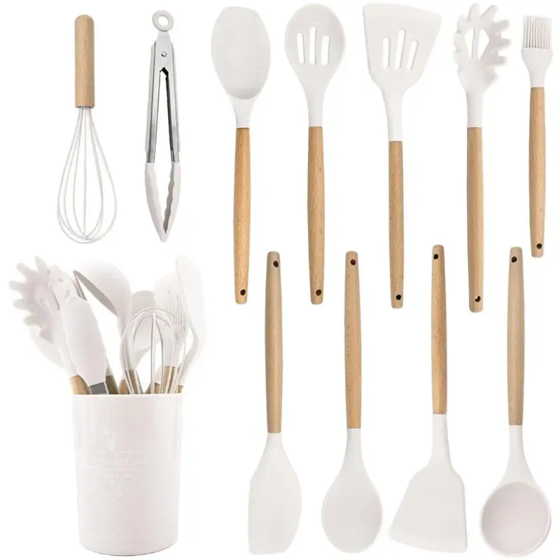 WhiteB non stick silicone kitchenware cooking u variants