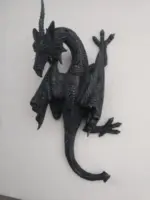WhiteBlackDragonSpiritWallhangingSculpturesandStatues Homeko3