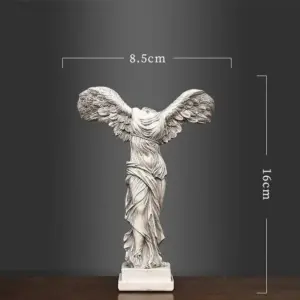 White Bronze Nordic Classical Goddess Resin Craft Gift Sculptures and Statues