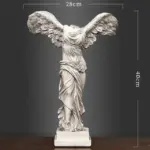 WhiteBronzeNordicClassicalGoddessResinCraftGiftSculpturesandStatues Homeko10