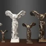 WhiteBronzeNordicClassicalGoddessResinCraftGiftSculpturesandStatues Homeko3