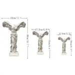 WhiteBronzeNordicClassicalGoddessResinCraftGiftSculpturesandStatues Homeko6