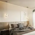 WhiteChandelierLightingLampModernforRestaurantBalconyDecoration Homeko2