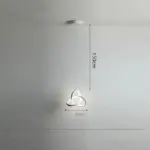 WhiteChandelierLightingLampModernforRestaurantBalconyDecoration Homeko7