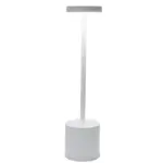 WhiteGoldLEDRechargeableTableLampLightingBedsideOutdoor Homeko1